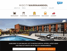 Tablet Screenshot of midcitywarrnambool.com.au